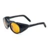 Isolator Matt Black - Amber -Aanbevolen Winkels Voor Visbenodigdheden fortis eye wear isolator matt black amber
