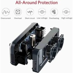 Omvormer 11/15volt-230volt 200watt -Aanbevolen Winkels Voor Visbenodigdheden jarocells omvormer 11 15volt 230volt 200watt 2