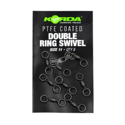 KORDA Ptfe Coated Double Ring Swivel