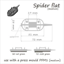 Feeder Spider Flat 9 Feeder Spider Flat -Aanbevolen Winkels Voor Visbenodigdheden life orange feeder spider flat 3