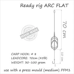 In-line Carp Rig Arc Flat -Aanbevolen Winkels Voor Visbenodigdheden life orange in line carp rig arc flat 3