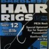 Preston Pr36 Hair Rig Barbless 38cm