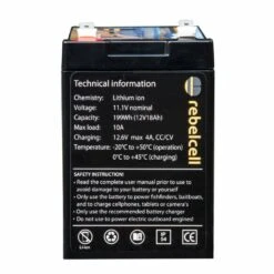 Rebelcell 12V 18A Accu + 12.6V 4A Oplader -Aanbevolen Winkels Voor Visbenodigdheden rebelcell 12v 18a accu 126v 4a oplader 2
