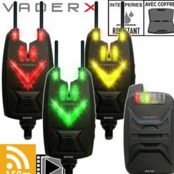 Vader X Bite Alarm Set -Aanbevolen Winkels Voor Visbenodigdheden sonik sports vader x bite alarm set 2
