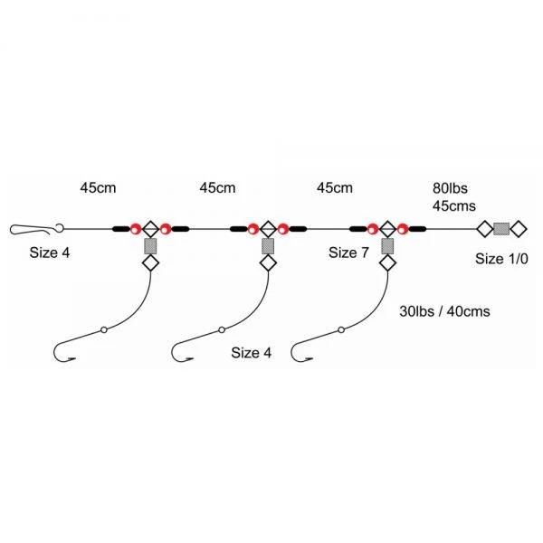 3hook Flapper-3up 3 3hook Flapper-3up